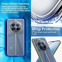 Mezmo Ultra-Hybrid Clear| Shockproof Design | Camera Protection Bump | Soft Back | Bumper Case Cover for Realme 12 Pro Plus-thumb3