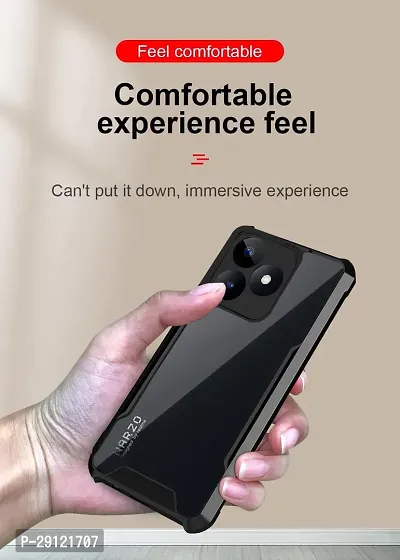 Mezmo Shock Proof Eagle Back Cover for Realme C53 - Black-thumb2