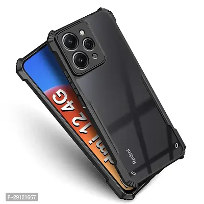 Mezmo Shock Proof Eagle Back Cover for Mi 12 4G - Black