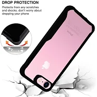 Mezmo Shockproof Crystal Clear Eagle Back Cover With 360 Protection for iPhone 6 Plus - Black-thumb2