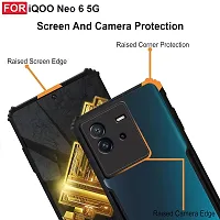 Mezmo Shock Proof Eagle Back Cover for IQOO Neo 6 - Black-thumb2