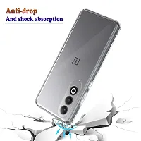 Mezmo Ultra-Hybrid Clear| Shockproof Design | Camera Protection Bump | Soft Back | Bumper Case Cover for OnePlus Nord Ce 4-thumb3