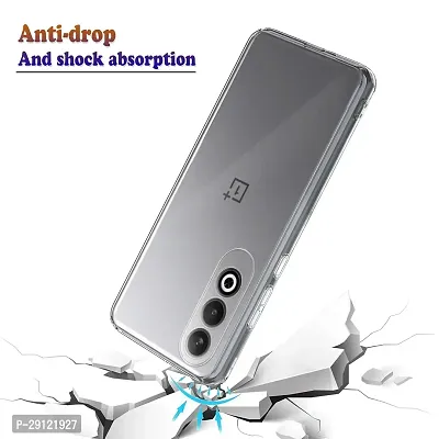 Mezmo Ultra-Hybrid Clear| Shockproof Design | Camera Protection Bump | Soft Back | Bumper Case Cover for OnePlus Nord Ce 4-thumb4