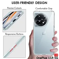 Mezmo Ultra-Hybrid Clear| Shockproof Design | Camera Protection Bump | Soft Back | Bumper Case Cover for OnePlus 11R-thumb4