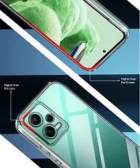 Mezmo Ultra-Hybrid Clear| Shockproof Design | Camera Protection Bump | Soft Back | Bumper Case Cover for Redmi Note 12 5G-thumb3
