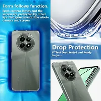 Mezmo Ultra-Hybrid Clear| Shockproof Design | Camera Protection Bump | Soft Back | Bumper Case Cover for Realme 12 5G-thumb3