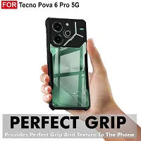 Mezmo Crystal Clear 360 Degree Protection TPU+PC Back Cover for Tecno POVA 6 Pro 5G-thumb1