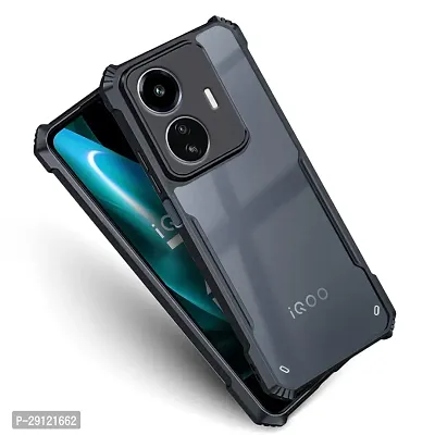 Mezmo Shock Proof Eagle Back Cover for IQOO Z6 Lite - Black