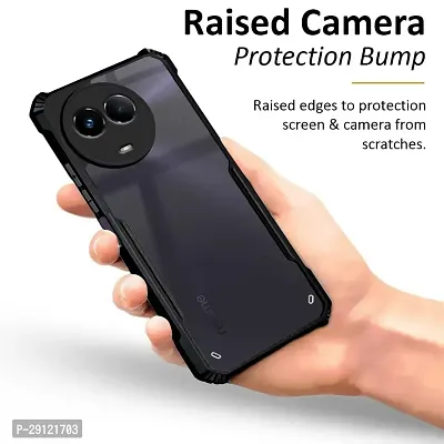 Mezmo Shock Proof Eagle Back Cover for Realme 11 5G - Black-thumb3