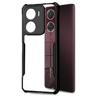 Mezmo Shock Proof Eagle Back Cover for Vivo 29E - Black-thumb1