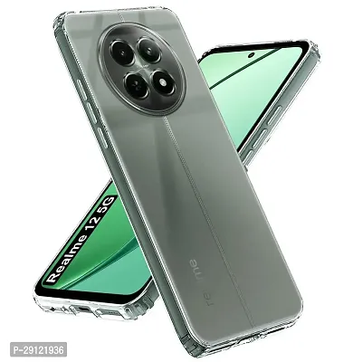 Mezmo Ultra-Hybrid Clear| Shockproof Design | Camera Protection Bump | Soft Back | Bumper Case Cover for Realme 12 5G-thumb2