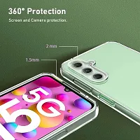 Mezmo Ultra-Hybrid Clear| Shockproof Design | Camera Protection Bump | Soft Back | Bumper Case Cover for Oppo F15 5G-thumb1