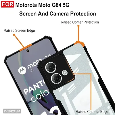 Mezmo Shock Proof|Drop Protection | Scratch-Resistant Eagle Back for Moto G84 5G-thumb4