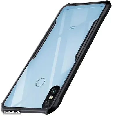 Mezmo Shockproof Crystal Clear Eagle Back Cover With 360 Protection for Redmi Note 5 Pro - Black-thumb0