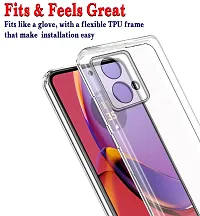 Mezmo Ultra-Hybrid Clear| Shockproof Design | Camera Protection Bump | Soft Back | Bumper Case Cover for Moto G84 5G-thumb2