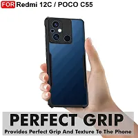 Mezmo Shock Proof|Drop Protection | Scratch-Resistant Eagle Back for POCO C55-thumb1