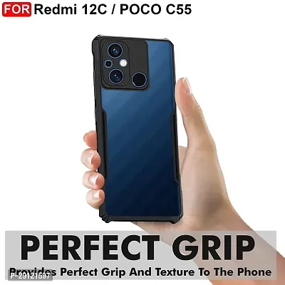 Mezmo Shock Proof|Drop Protection | Scratch-Resistant Eagle Back for POCO C55-thumb2