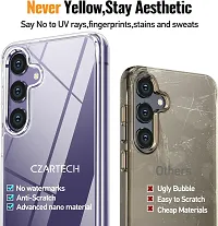 Mezmo Ultra-Hybrid Clear| Shockproof Design | Camera Protection Bump | Soft Back | Bumper Case Cover for Samsung S24-thumb4