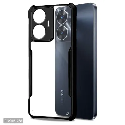 Mezmo Shock Proof Eagle Back Cover for Realme C55 - Black-thumb2