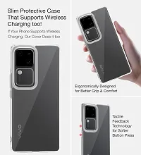 Mezmo Ultra-Hybrid Clear| Shockproof Design | Camera Protection Bump | Soft Back | Bumper Case Cover for Vivo V30|V30 Pro-thumb4