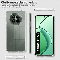 Mezmo Ultra-Hybrid Clear| Shockproof Design | Camera Protection Bump | Soft Back | Bumper Case Cover for Realme 12 5G-thumb4