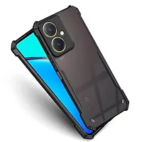 Mezmo Shock Proof Eagle Back Cover for Vivo Y27 - Black-thumb1