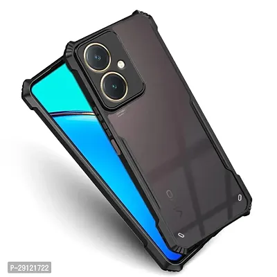 Mezmo Shock Proof Eagle Back Cover for Vivo Y27 - Black-thumb2