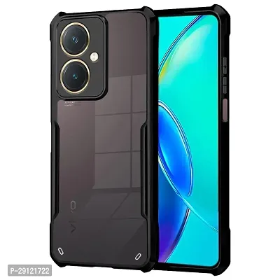 Mezmo Shock Proof Eagle Back Cover for Vivo Y27 - Black-thumb0