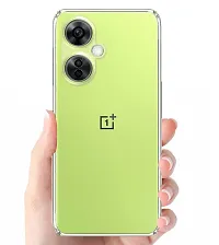 Mezmo Ultra-Hybrid Clear| Shockproof Design | Camera Protection Bump | Soft Back | Bumper Case Cover for OnePlus Nord CE 3 Lite-thumb1