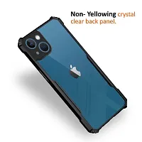 Mezmo Shock Proof Eagle Back Cover for iPhone 15 Plus - Black-thumb2