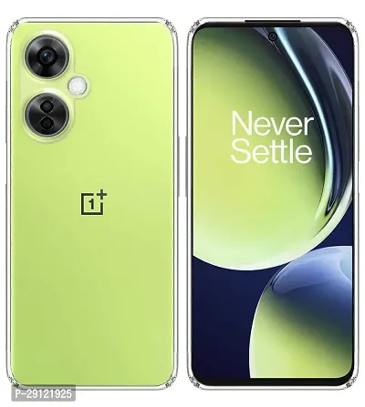 Mezmo Ultra-Hybrid Clear| Shockproof Design | Camera Protection Bump | Soft Back | Bumper Case Cover for OnePlus Nord CE 3 Lite