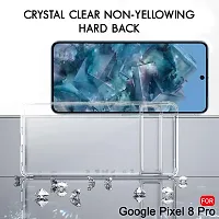 Mezmo Ultra-Hybrid Clear| Shockproof Design | Camera Protection Bump | Soft Back | Bumper Case Cover for Google Pixel 8 Pro-thumb1