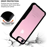 Mezmo Shockproof Crystal Clear Eagle Back Cover With 360 Protection for iPhone 6 - Black-thumb1