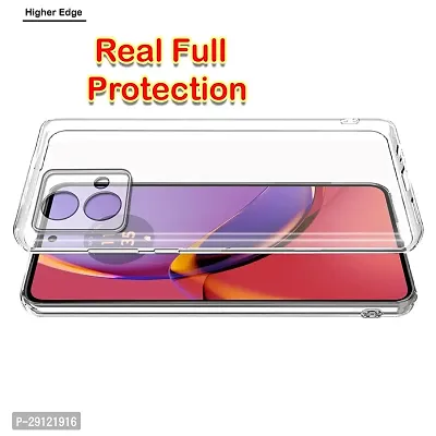 Mezmo Ultra-Hybrid Clear| Shockproof Design | Camera Protection Bump | Soft Back | Bumper Case Cover for Moto G84 5G-thumb4