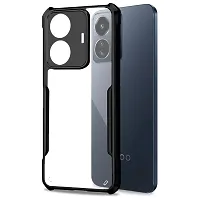 Mezmo Shock Proof Eagle Back Cover for IQOO Z6 Lite - Black-thumb1