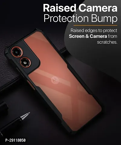 Mezmo Crystal Clear 360 Degree Protection TPU+PC Back Cover for Moto G04-thumb4