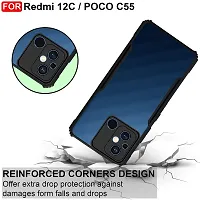 Mezmo Shock Proof|Drop Protection | Scratch-Resistant Eagle Back for POCO C55-thumb2