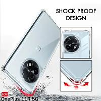 Mezmo Ultra-Hybrid Clear| Shockproof Design | Camera Protection Bump | Soft Back | Bumper Case Cover for OnePlus 11R-thumb3