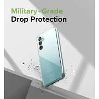 Mezmo Ultra-Hybrid Clear| Shockproof Design | Camera Protection Bump | Soft Back | Bumper Case Cover for Samsung M14 5G-thumb1