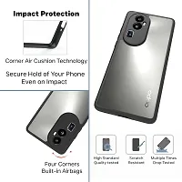 Mezmo Shock Proof Eagle Back Cover for Reno 10 Pro Plus - Black-thumb2