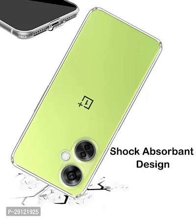 Mezmo Ultra-Hybrid Clear| Shockproof Design | Camera Protection Bump | Soft Back | Bumper Case Cover for OnePlus Nord CE 3 Lite-thumb3