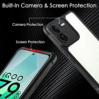 Mezmo Crystal Clear 360 Degree Protection TPU+PC Back Cover for IQOO Z9-thumb2