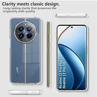 Mezmo Ultra-Hybrid Clear| Shockproof Design | Camera Protection Bump | Soft Back | Bumper Case Cover for Realme 12 Pro Plus-thumb4