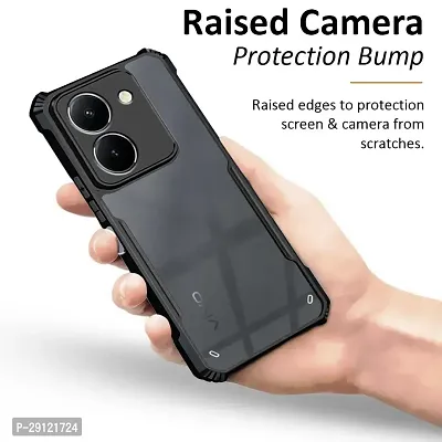 Mezmo Shock Proof Eagle Back Cover for Vivo Y36 - Black-thumb3