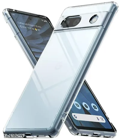 Shockproof Crystal Clear Transparent Back Cover for Pixel 7A-thumb0