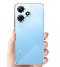 Mezmo Shockproof Crystal Clear Transparent Back Cover for Infinix Hot 30i-thumb2