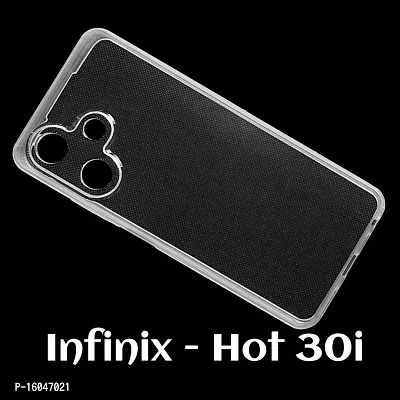Mezmo Shockproof Crystal Clear Transparent Back Cover for Infinix Hot 30i-thumb4