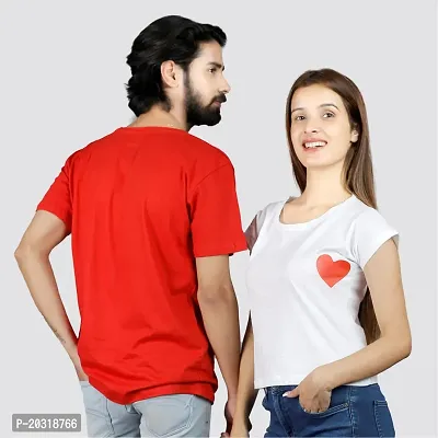 Trendy Couple T-shirt With Cute Stickers-thumb4