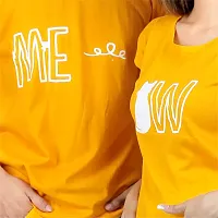Trendy Couple T-shirt With Cute Stickers-thumb3