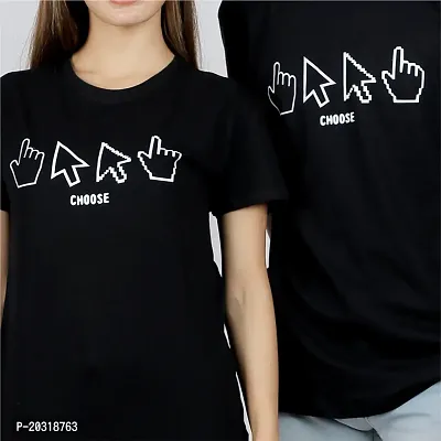 Trendy Couple T-shirt With Cute Stickers-thumb4